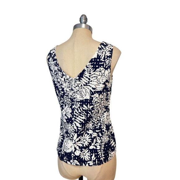 BODEN Vanda Broderie Top Navy & White Eyelet Size 6 - Picture 5 of 8